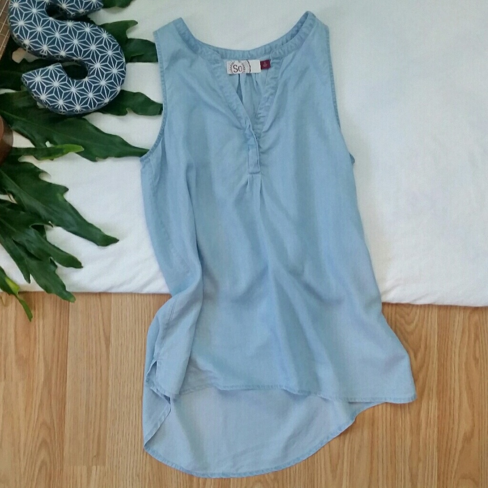 Light Jean So Tank Top